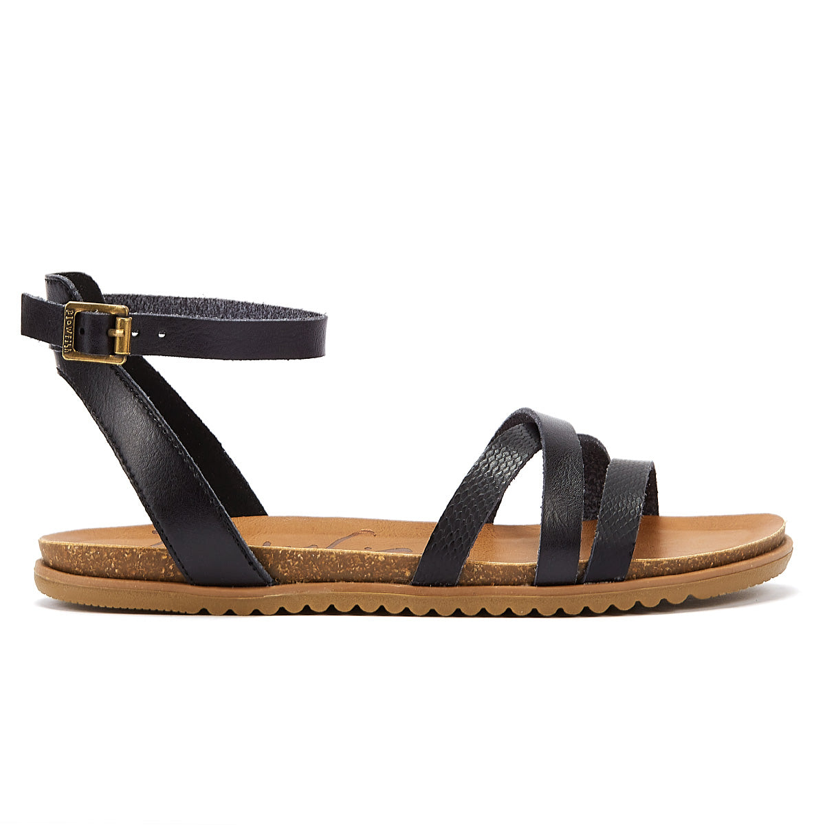 Blowfish Malibu Maylie Womens Black Dyecut Sandals