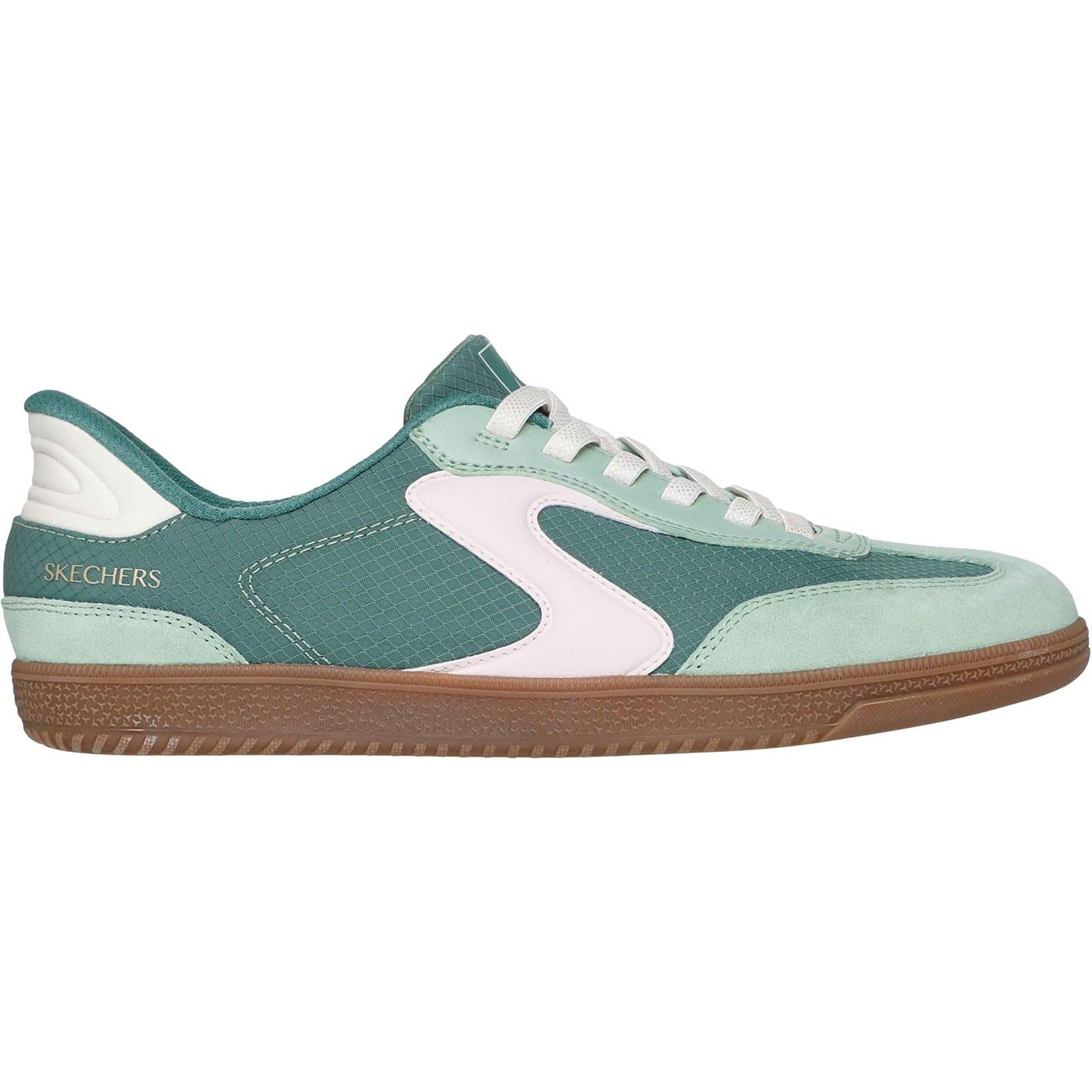 Skechers Hotshot - Everyday Ease Textile Women's Green/Pink Standard Trainers