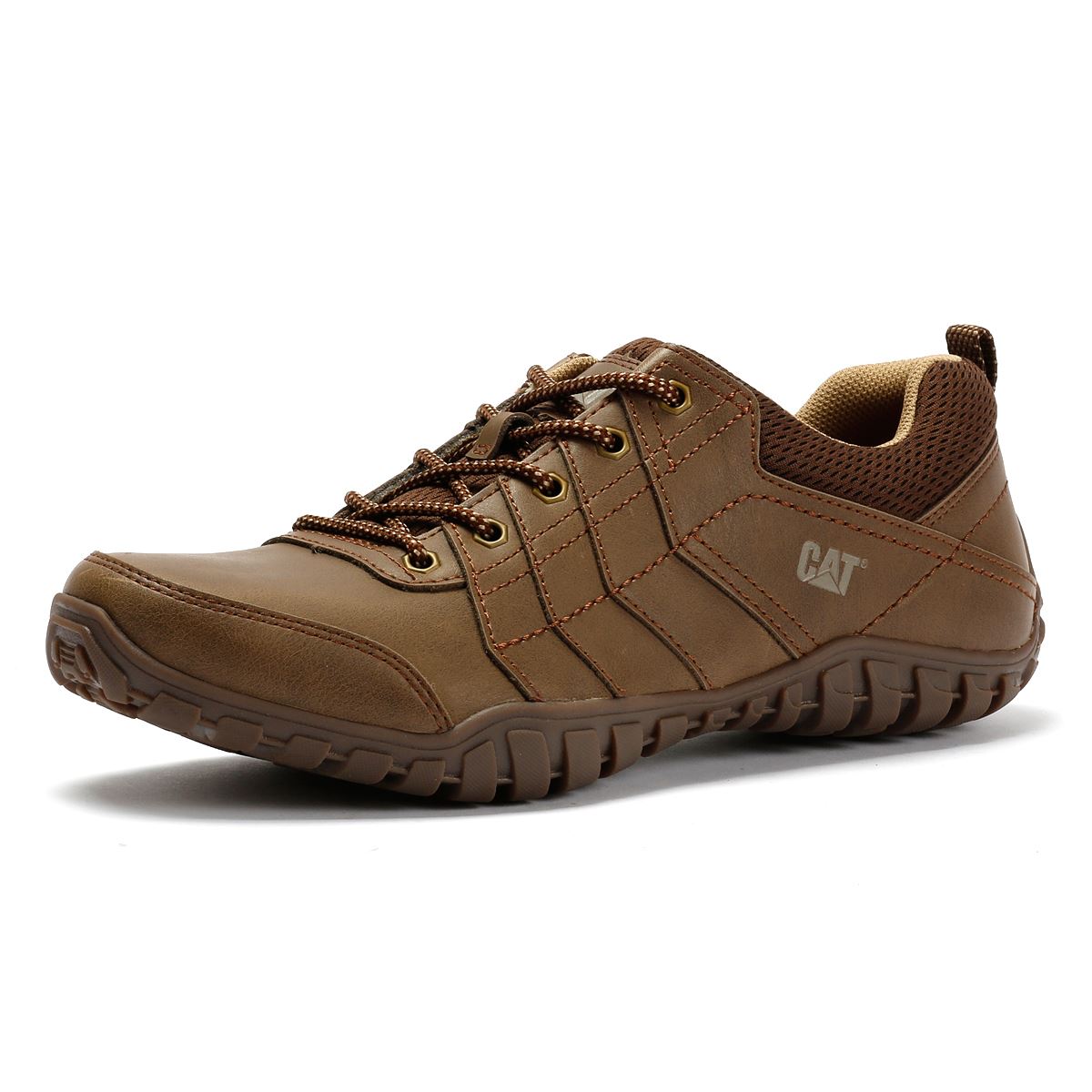 Caterpillar Instruct Suede Men's Brown Lace-Up Shoes