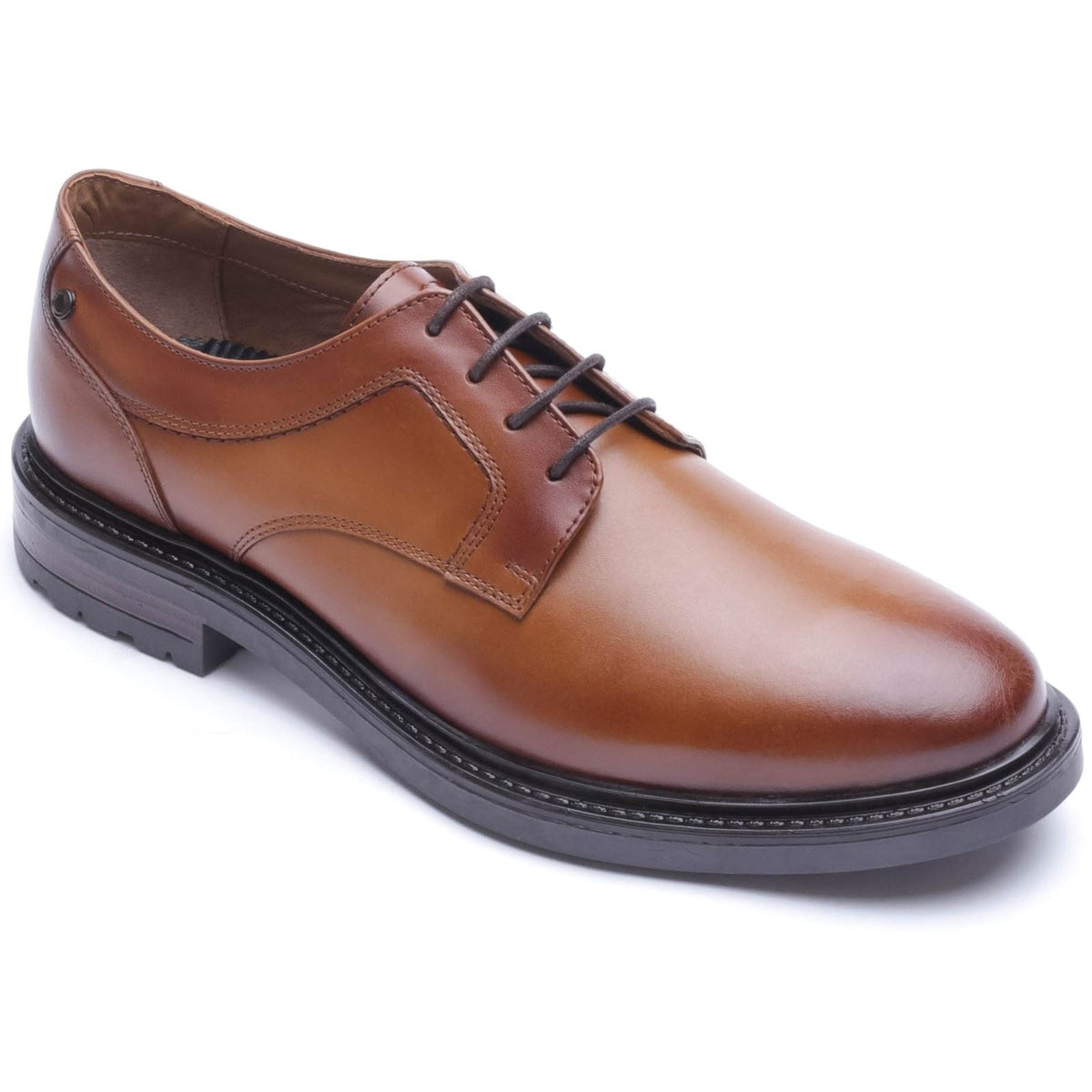 Base London Carter Leather Men's TAN Derby Shoes