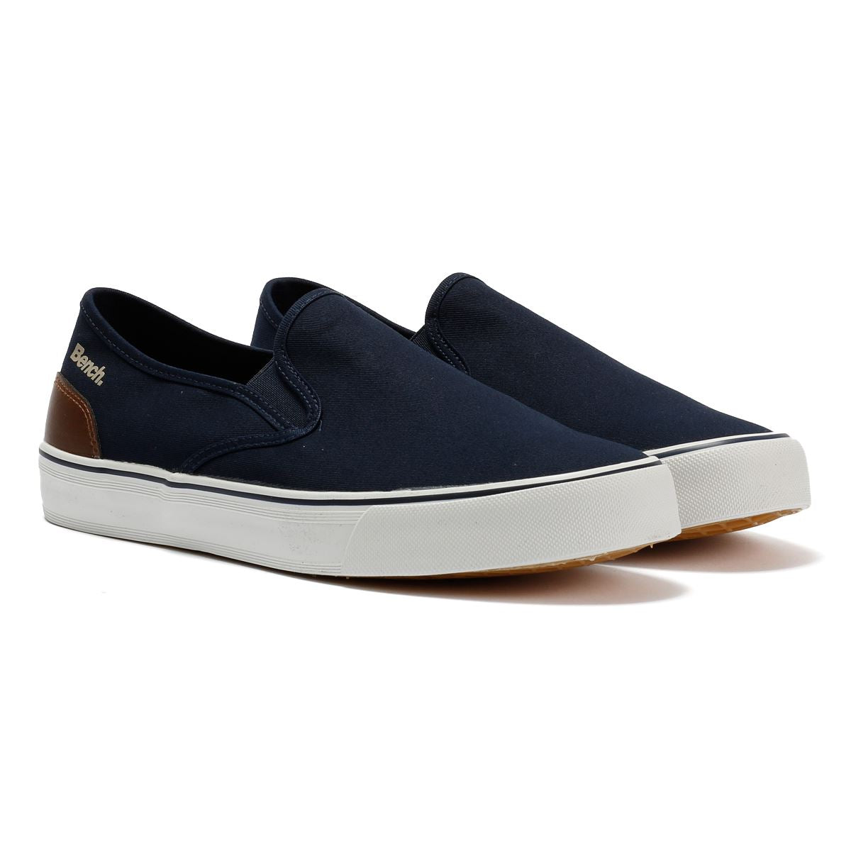 Bench Dalton Canvas Slip On Men's Navy Trainers