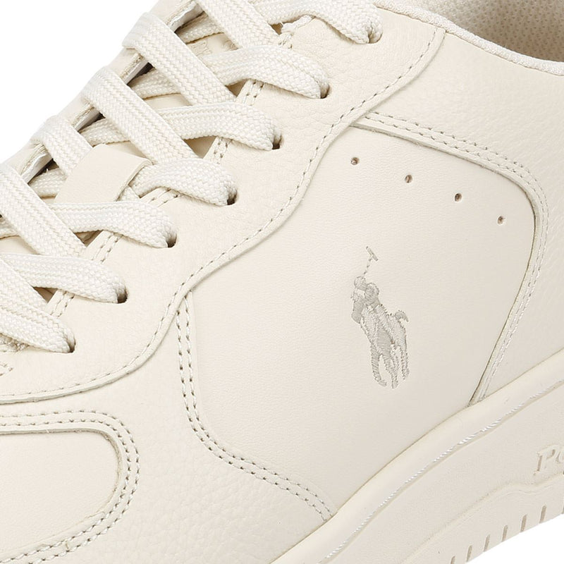 Polo Ralph Lauren Masters Court Leather Men's Ecru Trainers