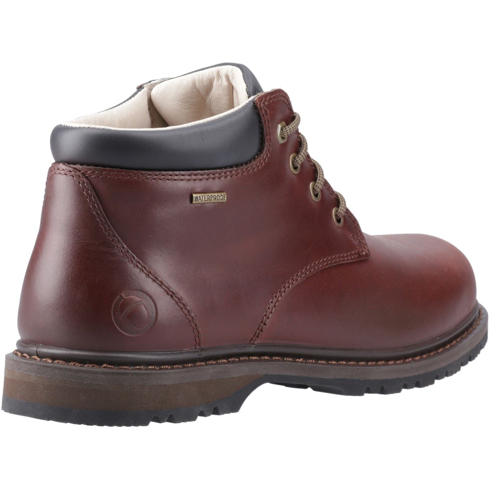 Cotswold Bredon Leather Men's Brown Ankle Boots