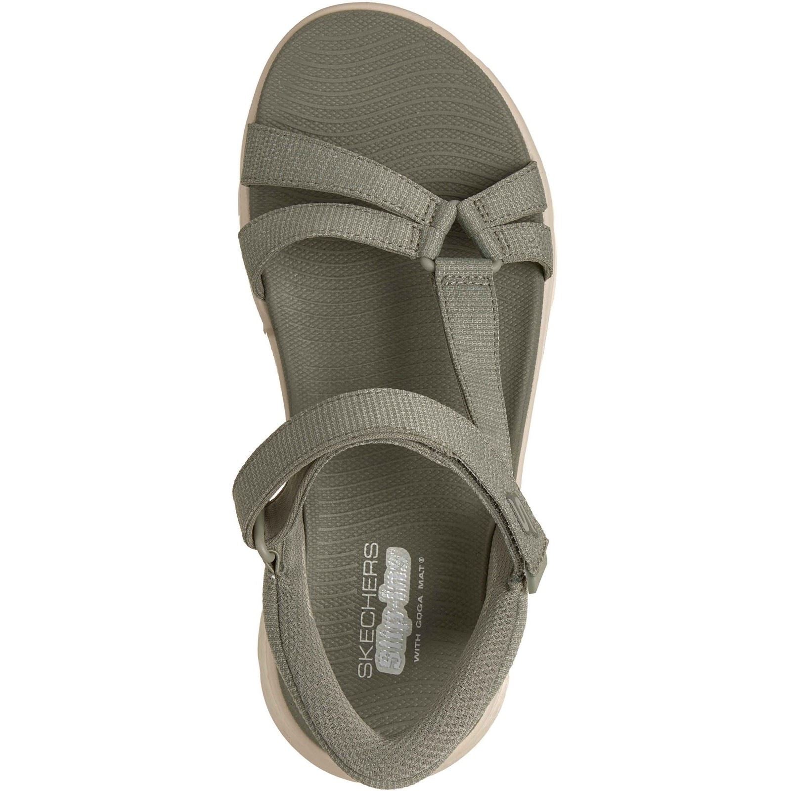 Skechers GO WALK Flex Illuminate Textile Women's Sage Sandals
