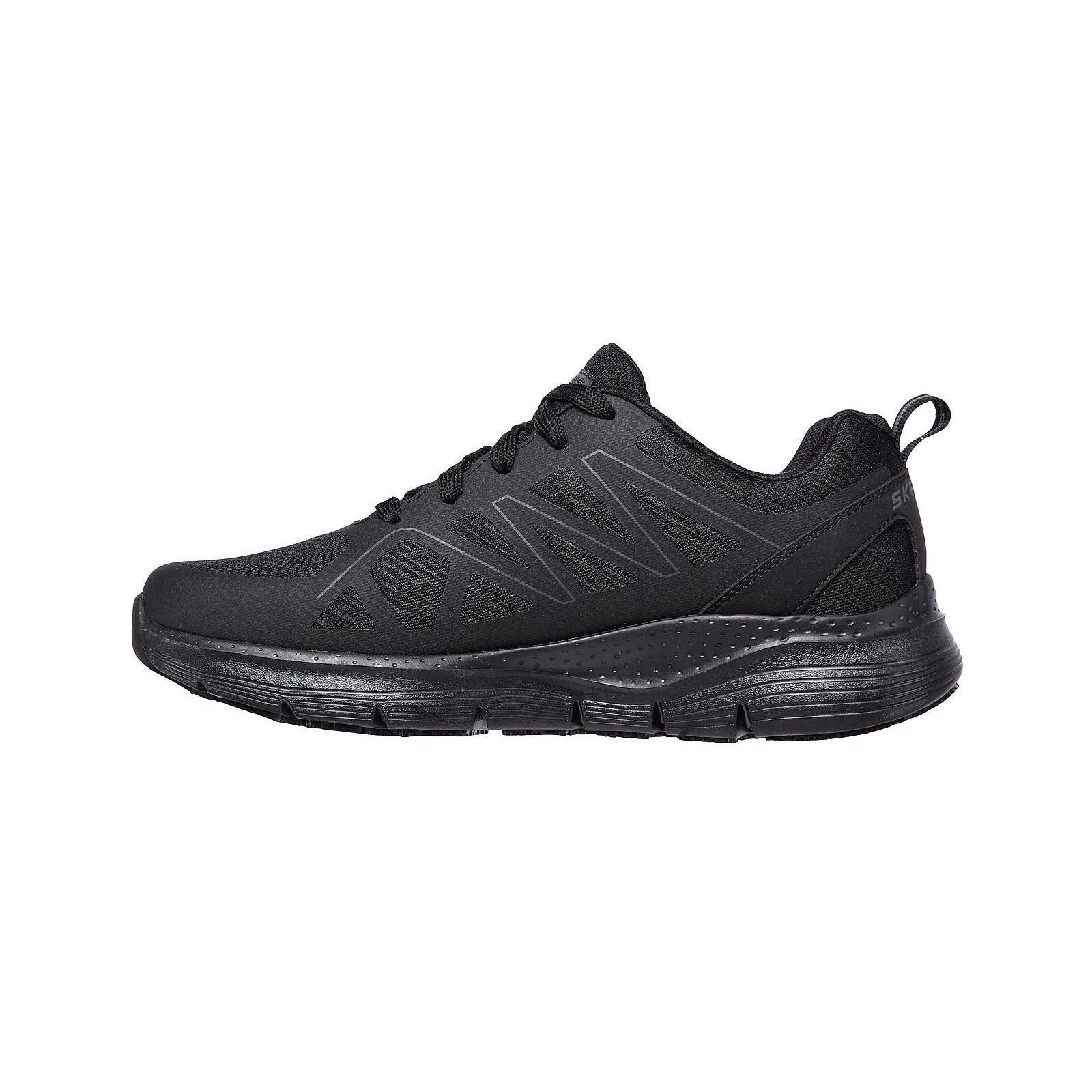Skechers Workwear Arch Fit SR Axtell Polyester Men's Black Safety Trainers