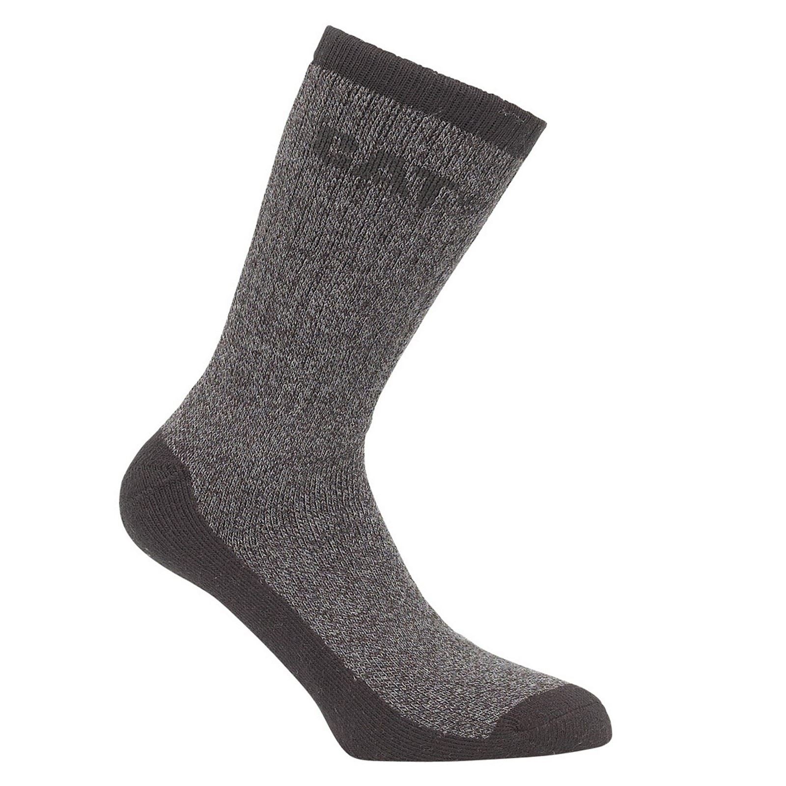 Caterpillar CAT Thermo Cotton Black Socks - Calf