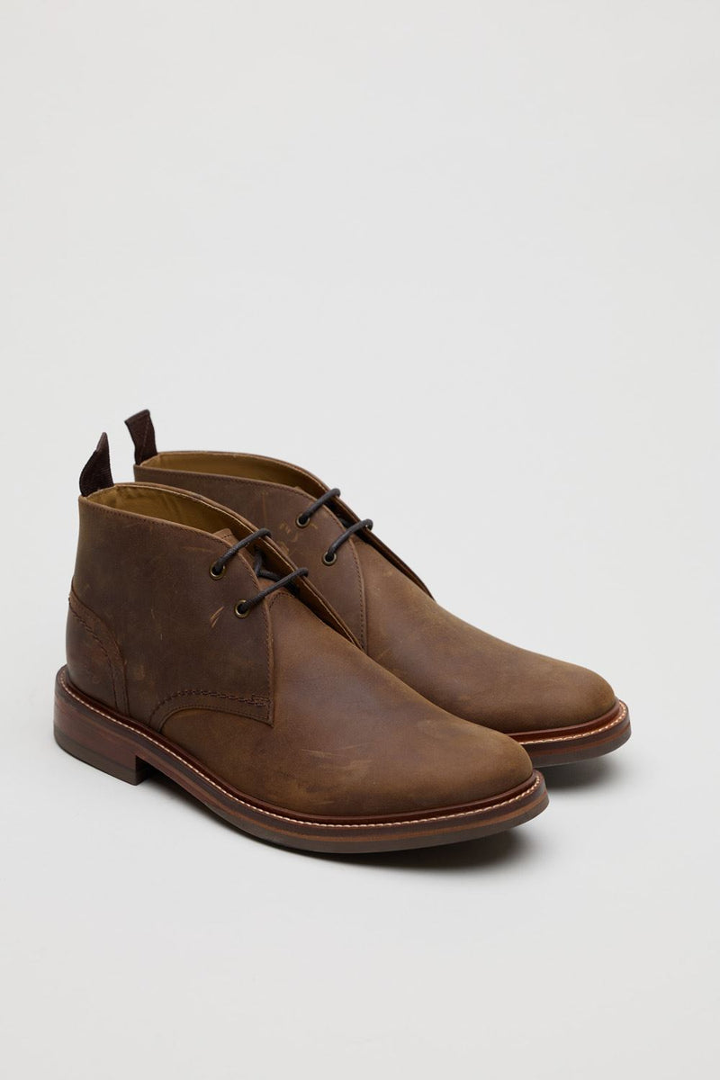 Chapman & Moore Country Chukka Oiled Leather Men's Tan Boots