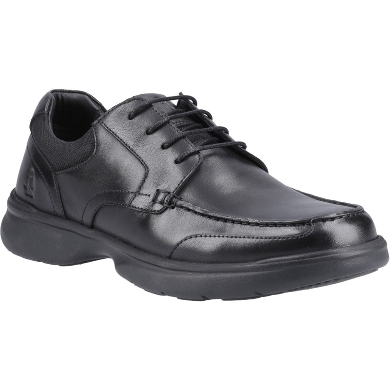 Hush Puppies Hugh Leather Men's Black Lace-Up Shoes