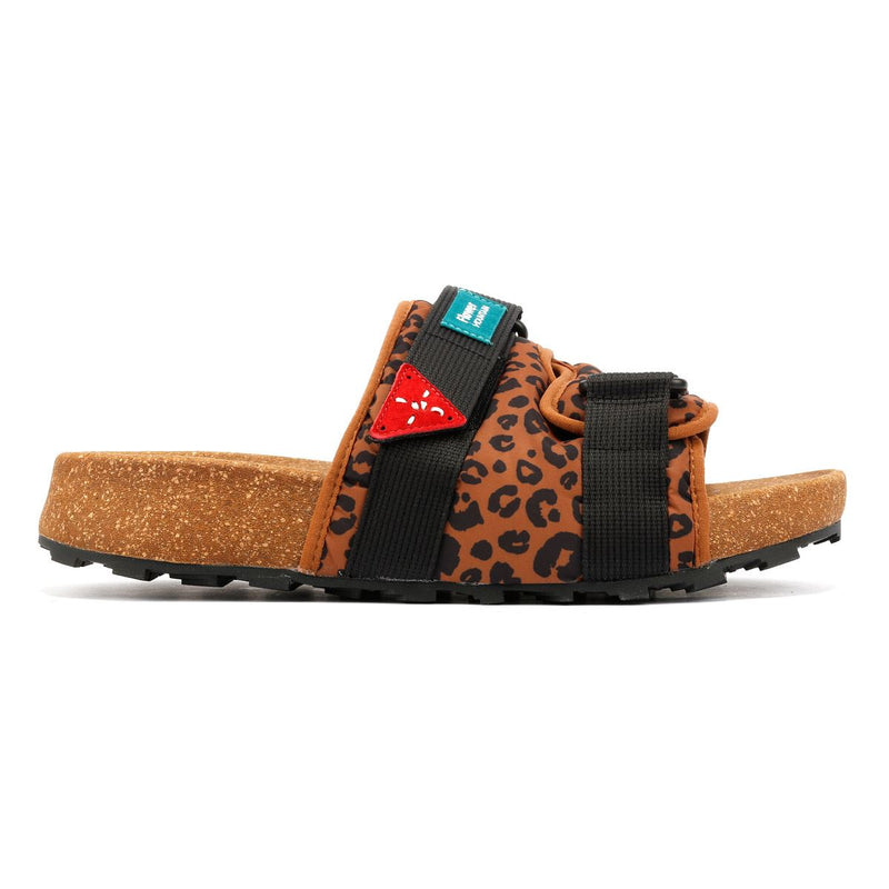 Flower Mountain Niwa Nylon Leopard Slides