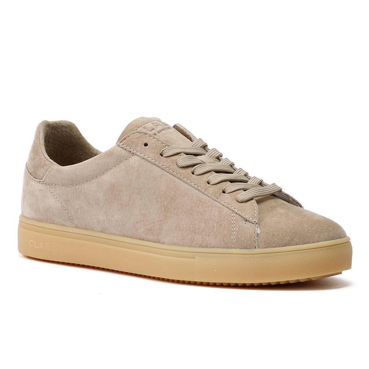 Clae Bradley Suede Men's Cashmere/Natural Gum Trainers