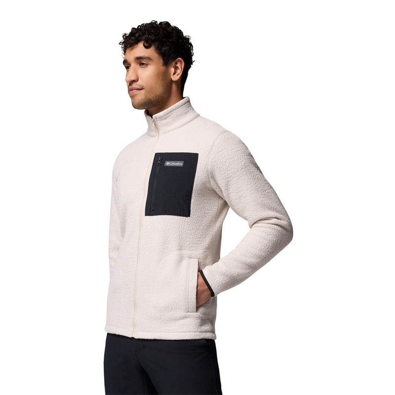 Columbia Jasper Ridge Pebbled Full Zip Fleece Men's Brown Fleece Jacket