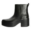 FitFlop Platfforms Heeled Leather Women's Black Boots