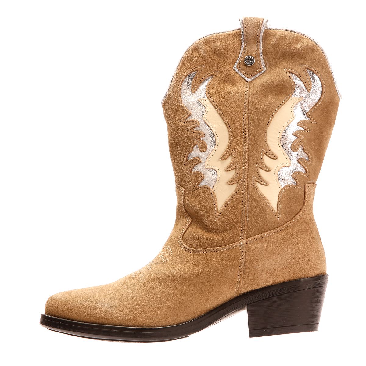 Osprey London The Louisville Leather/Suede Women's Mushroom Boots