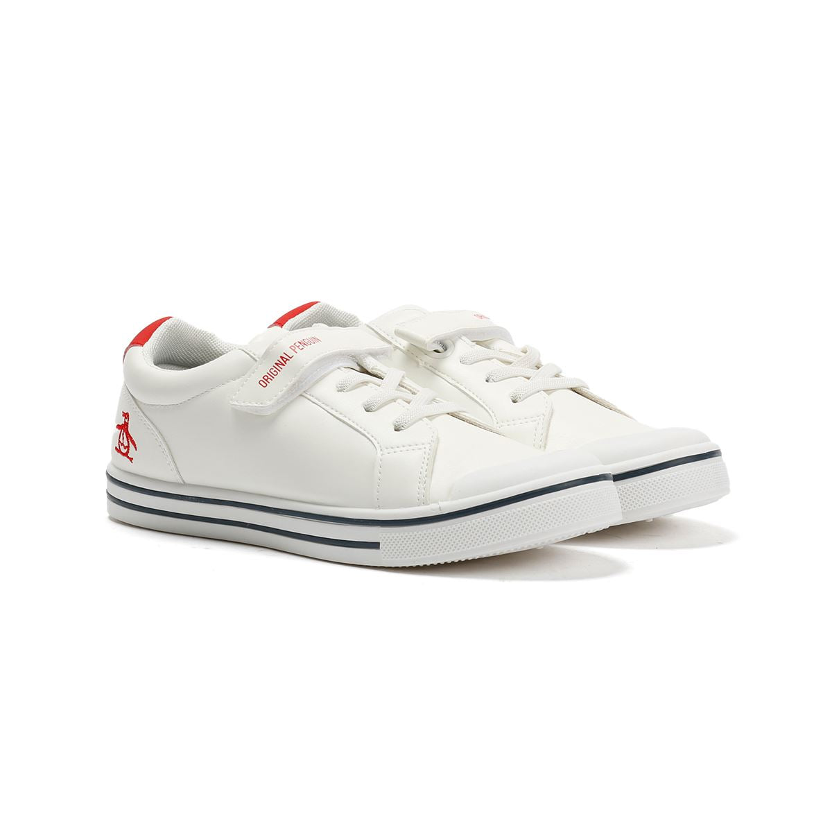 Penguin Junior Rainbow White Trainers