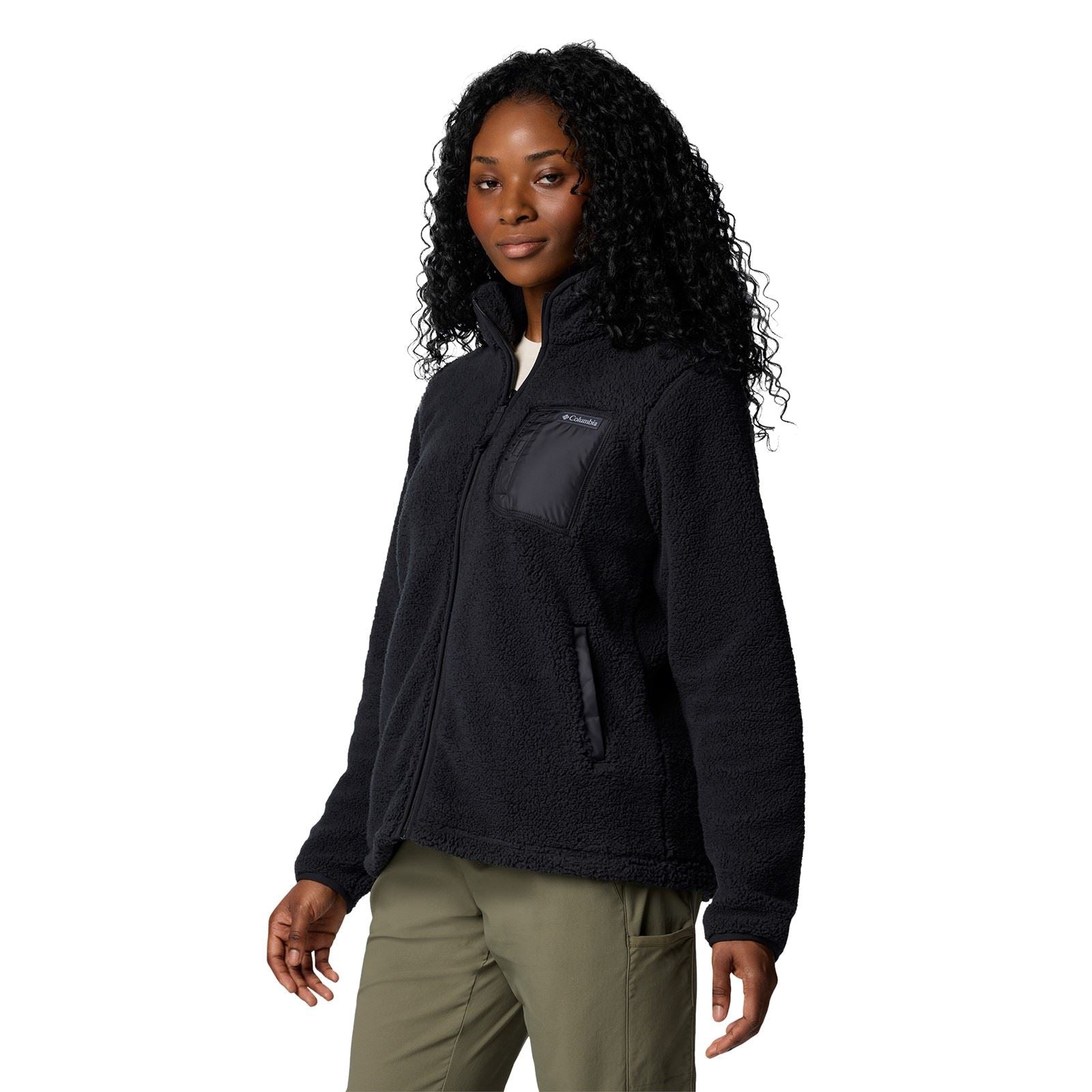 Columbia West Bend Full Zip Women's Black Fleece Jackets