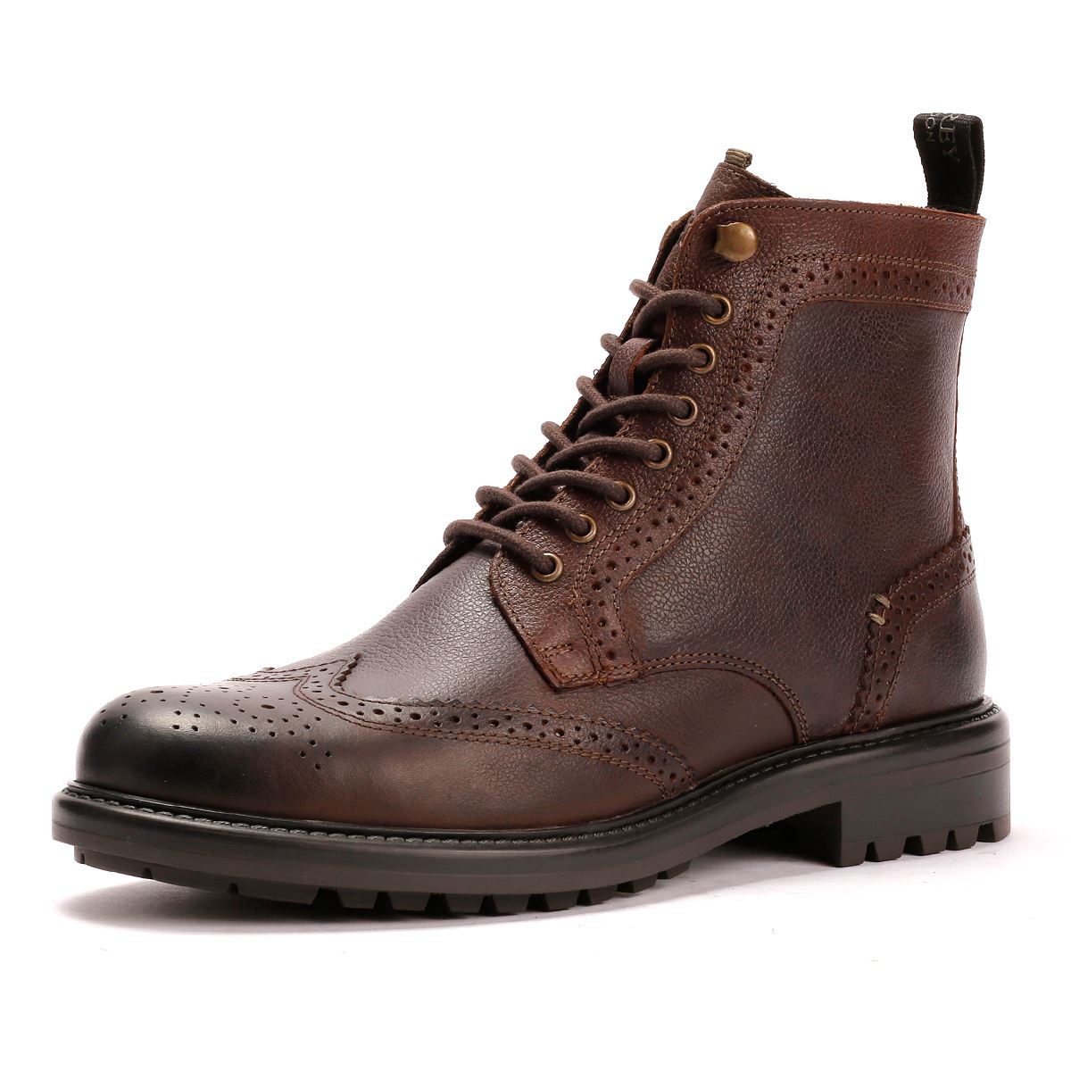 Osprey London The Professor Leather Men's Chocolate Boots