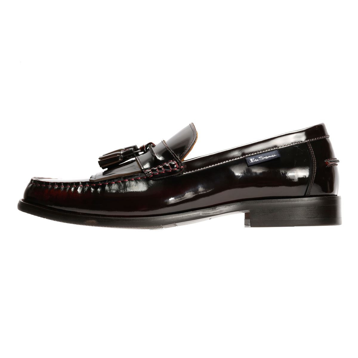 Ben Sherman Buster Leather Men's Burgundy Loafers