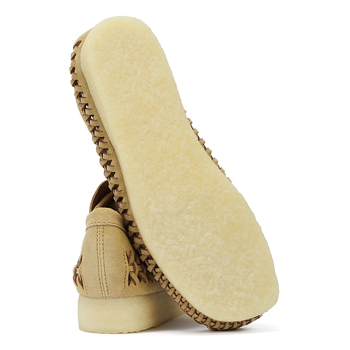 Clarks Originals Wallabee Loafer Weave Suede Men's Maple Loafers