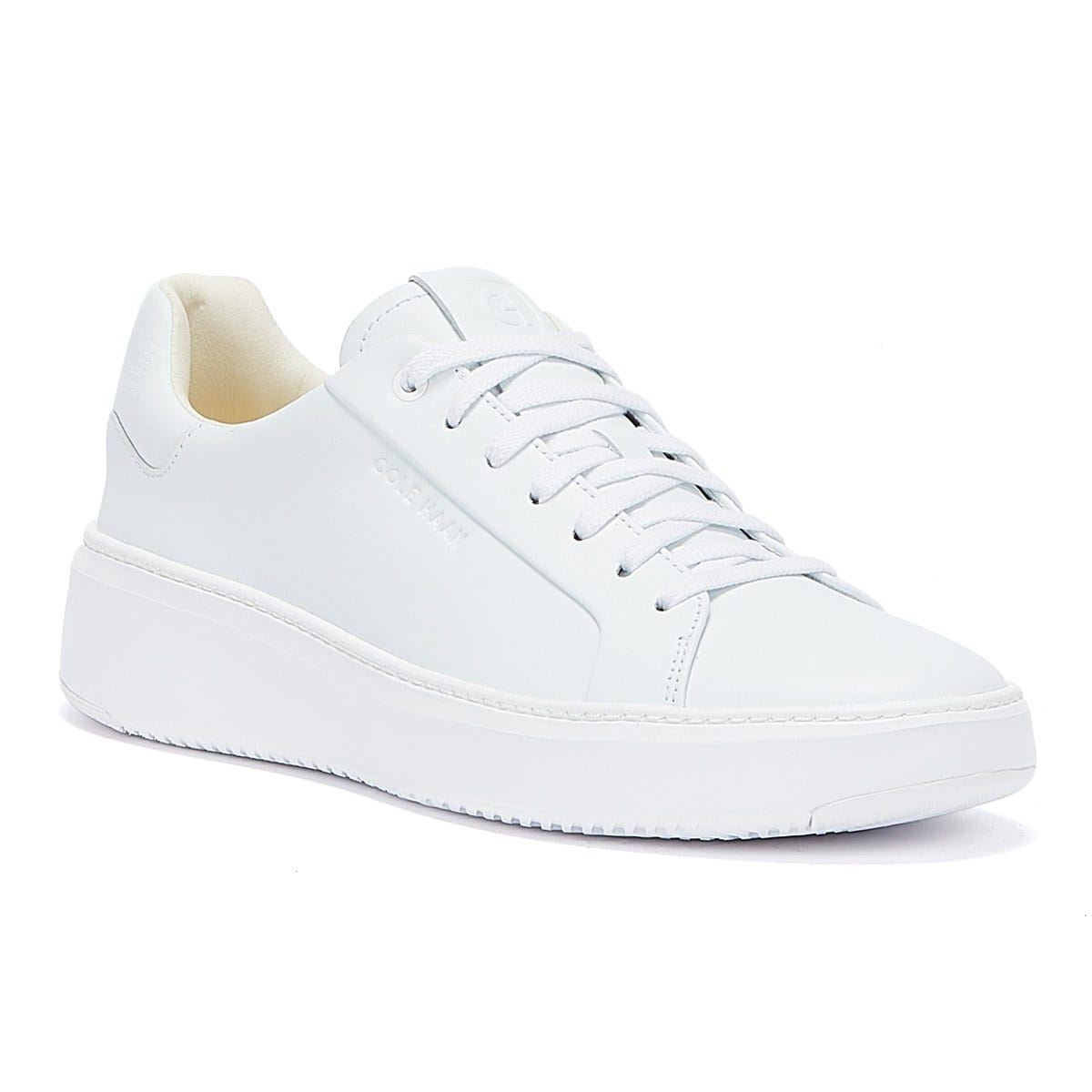 Cole Haan Grandprø Topspin Leather Men's Optic White Trainers