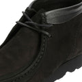 Clarks Originals Wallabee Combi Leather Men's Black Boots