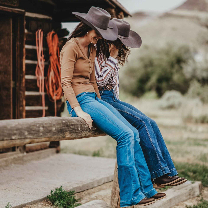 Durango Lady Rebel Pro Leather Women's Bay Brown/Arctic Blue Boots