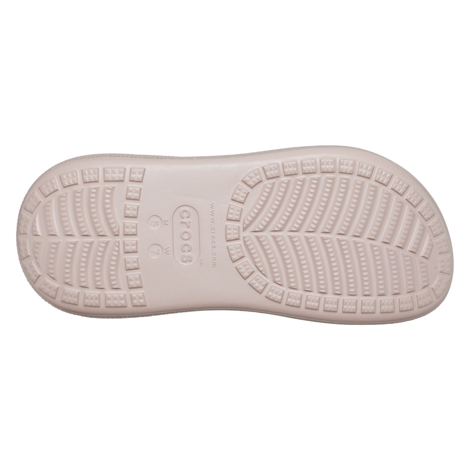 Crocs Classic Crush Synthetic Pink Clay Clogs