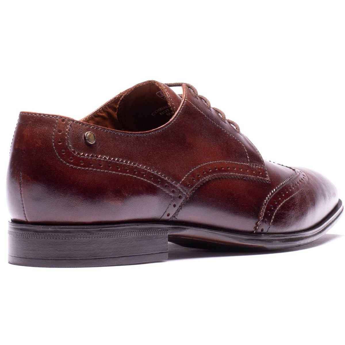 Base London Sloane Leather Men's BROWN Brogues Shoes