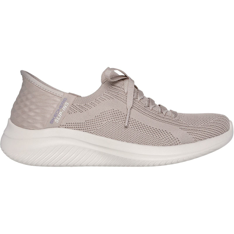 Skechers Ultra Flex 3.0 Brilliant Path Textile Women's Taupe Trainers