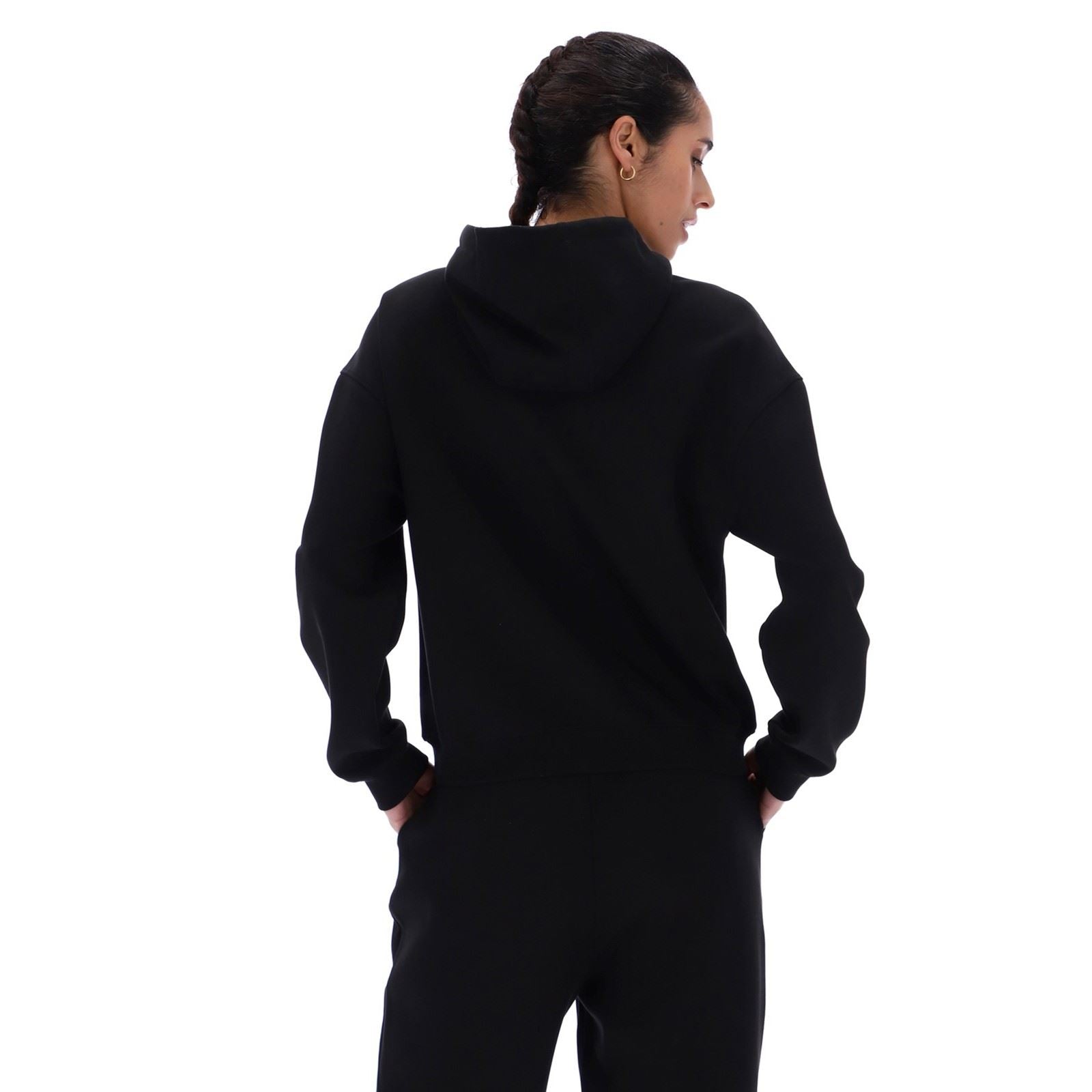 Ted Baker HEIDI TBWHSS2632 Polyester Women's Black Hooded Sweatshirt