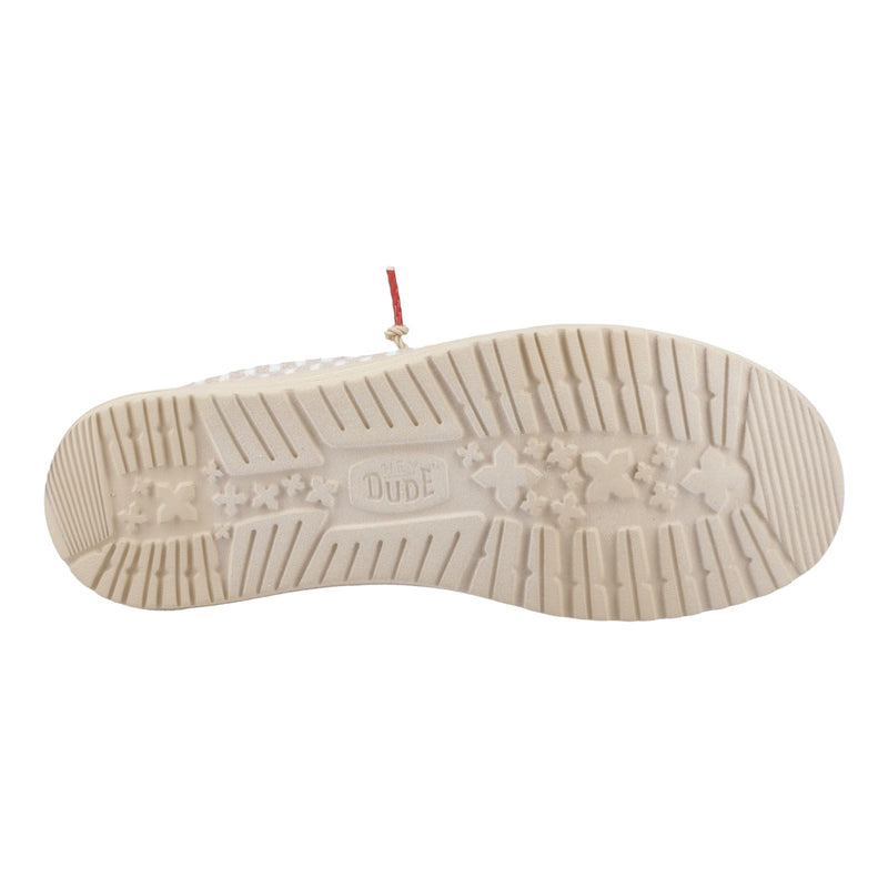 HEYDUDE Wally Resort Synthetic Blend Men's Multi/Chili Red Moccasins Shoes