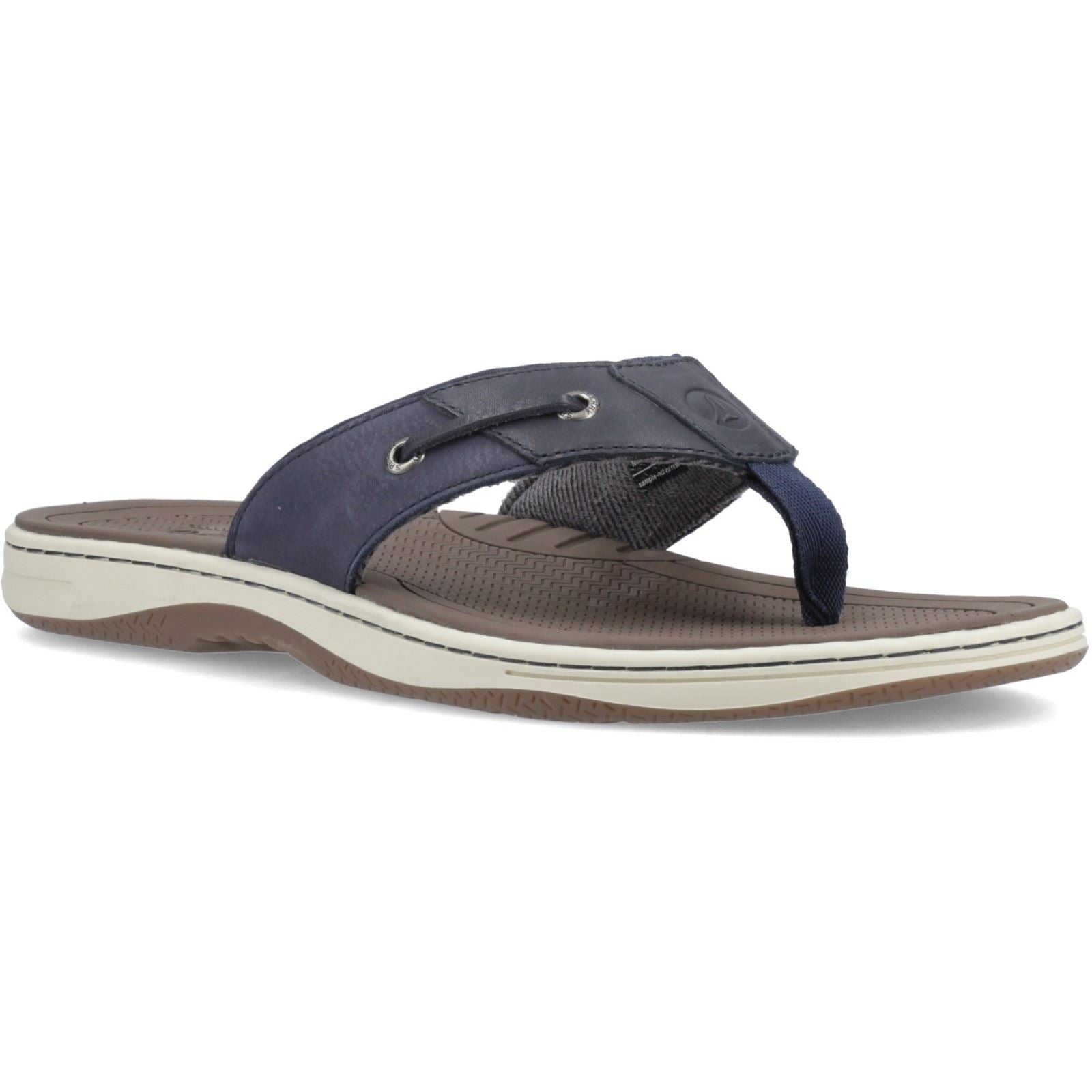 Sperry Baitfish Leather Men's Navy Sandals