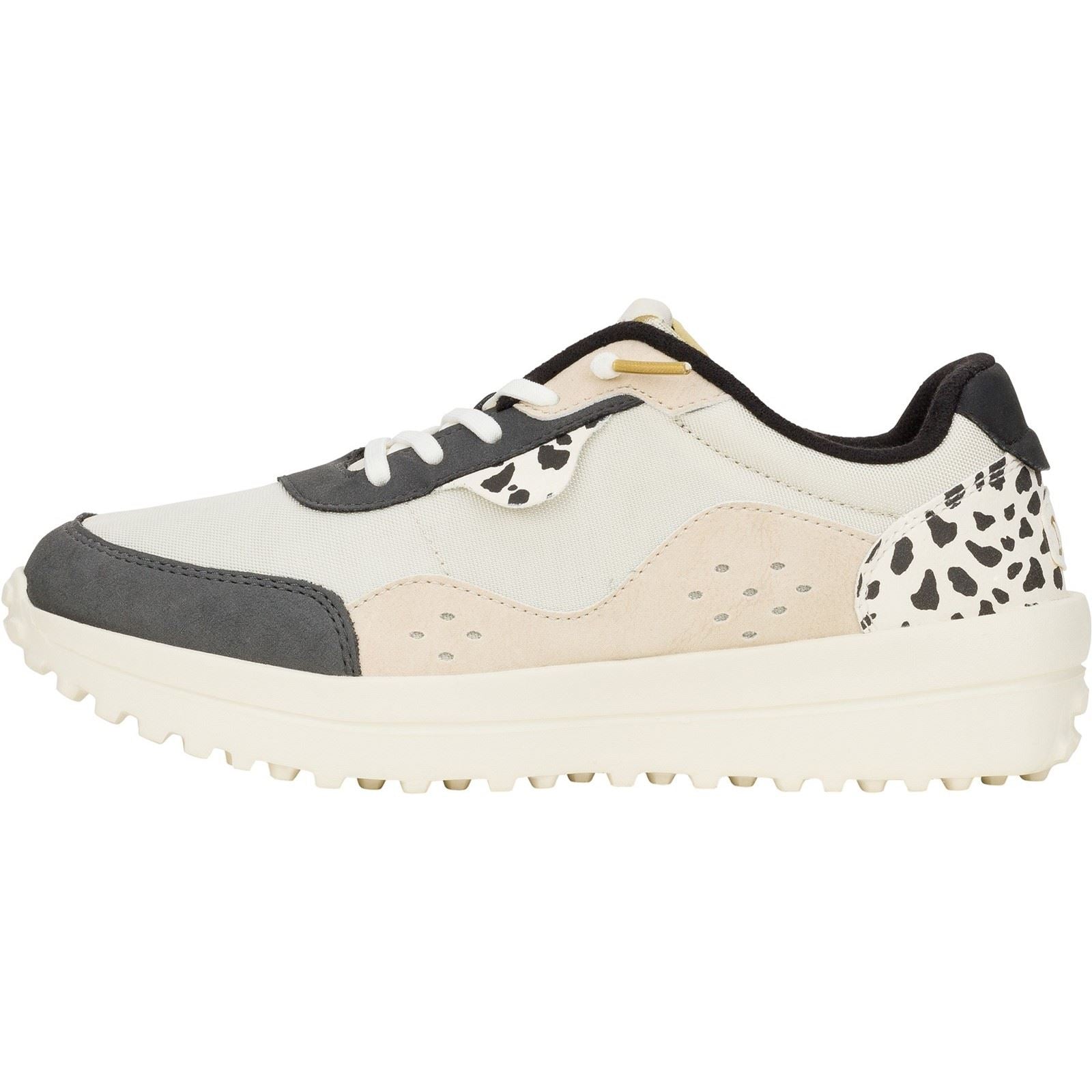 HEYDUDE Hayden Shine Synthetic Women's Ivory/Multi Trainers