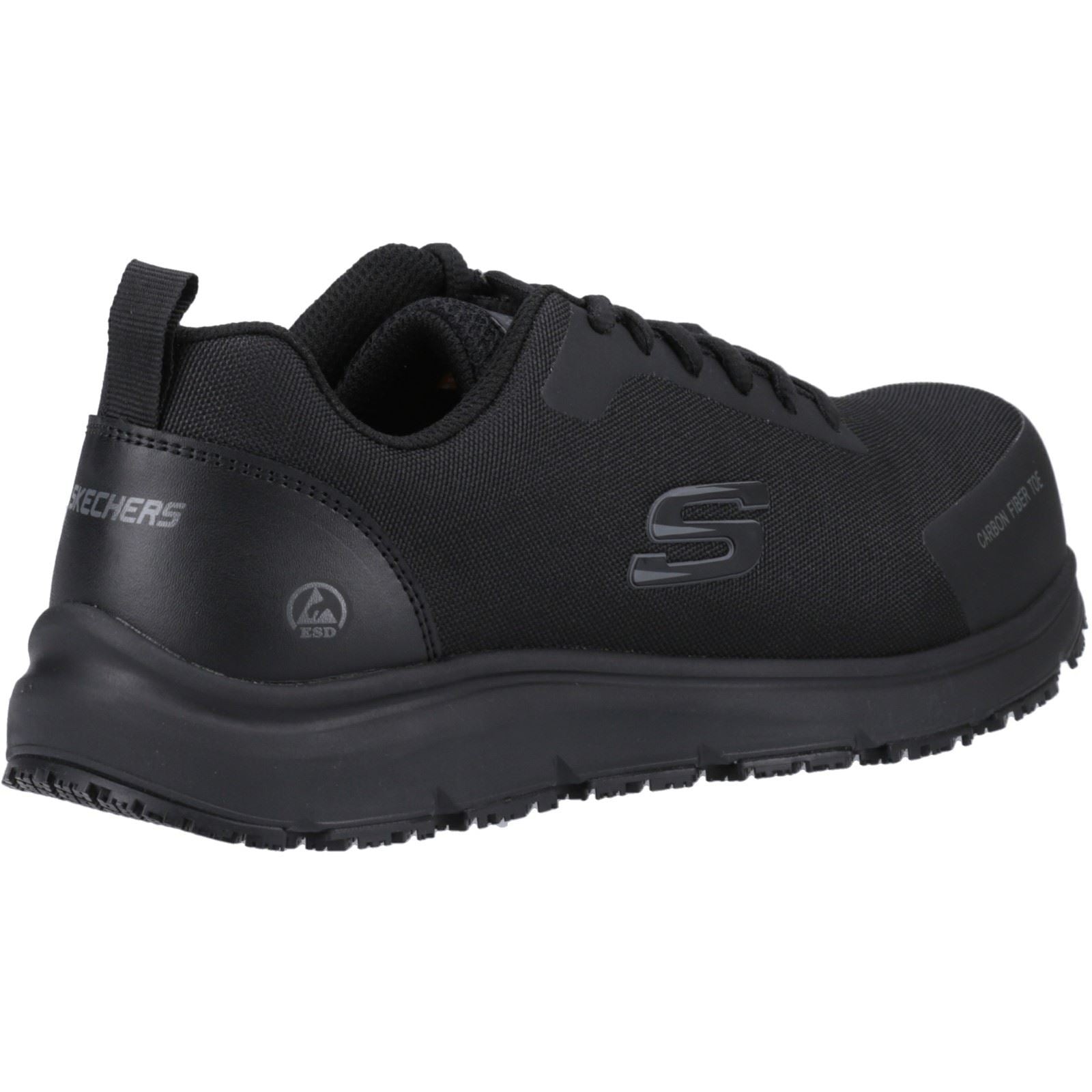 Skechers Workwear Ulmus SR Safety Toe Mesh Men's Black Safety Trainers