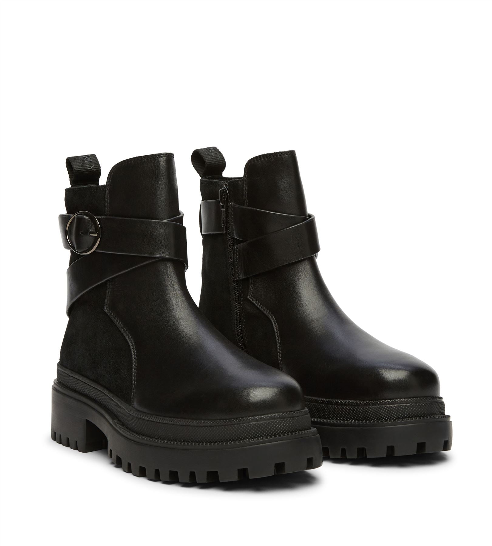 Osprey London The Boston Leather Women's Black Boots