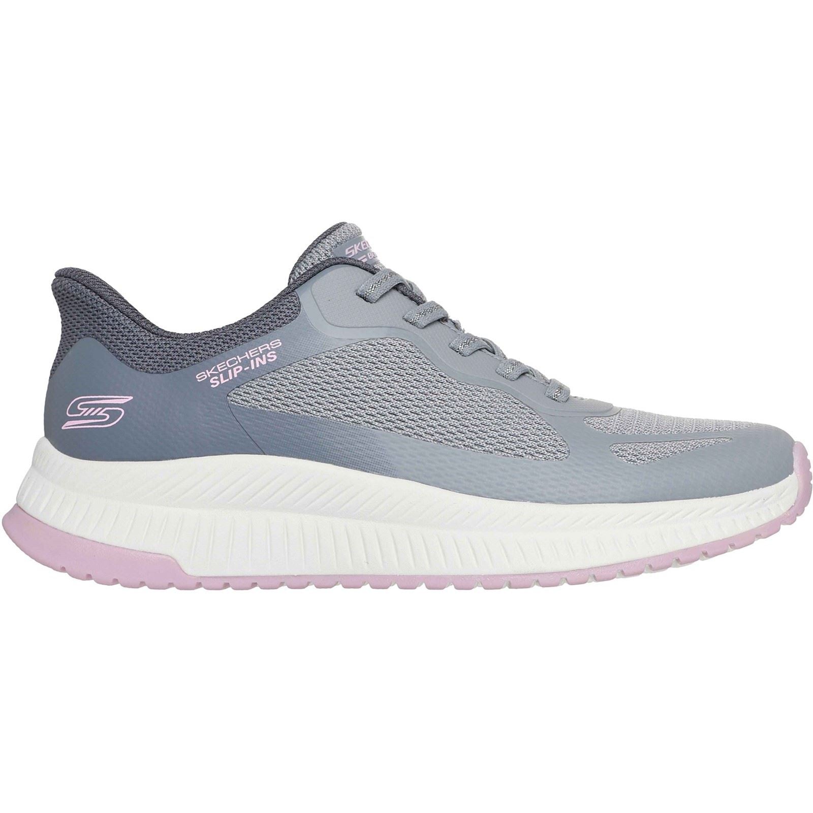 Skechers BOBS Squad 4 Staple Look Women's Grey/Multi Trainers