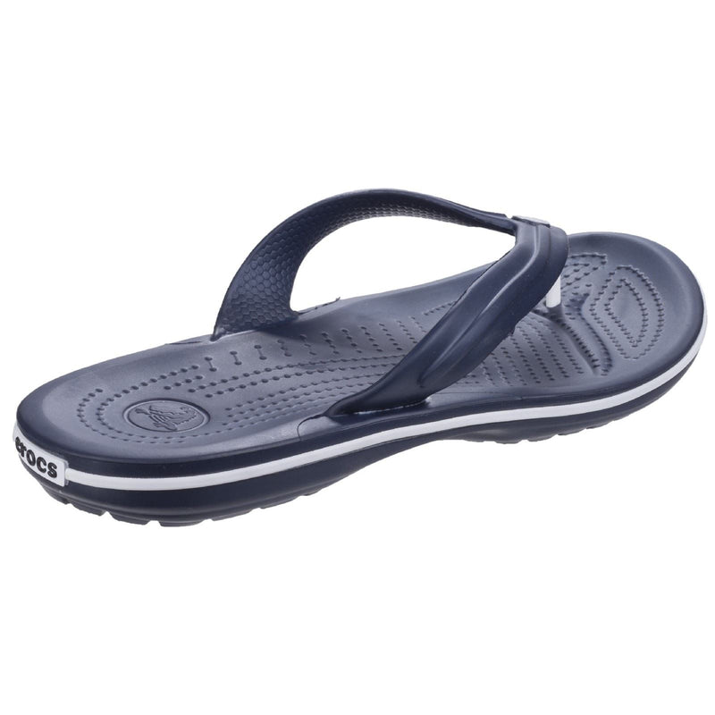 Crocs Crocband Flip Croslite Rubber Navy Slippers