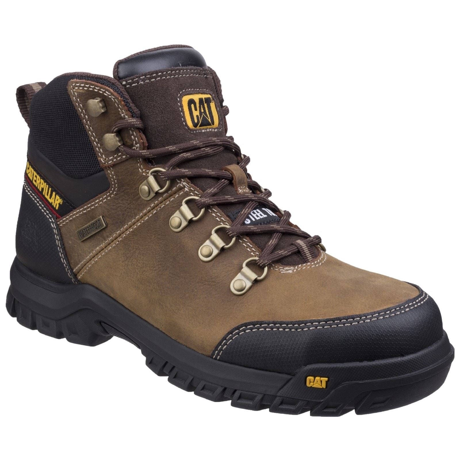 Caterpillar Framework Leather Seal Brown Safety Boots