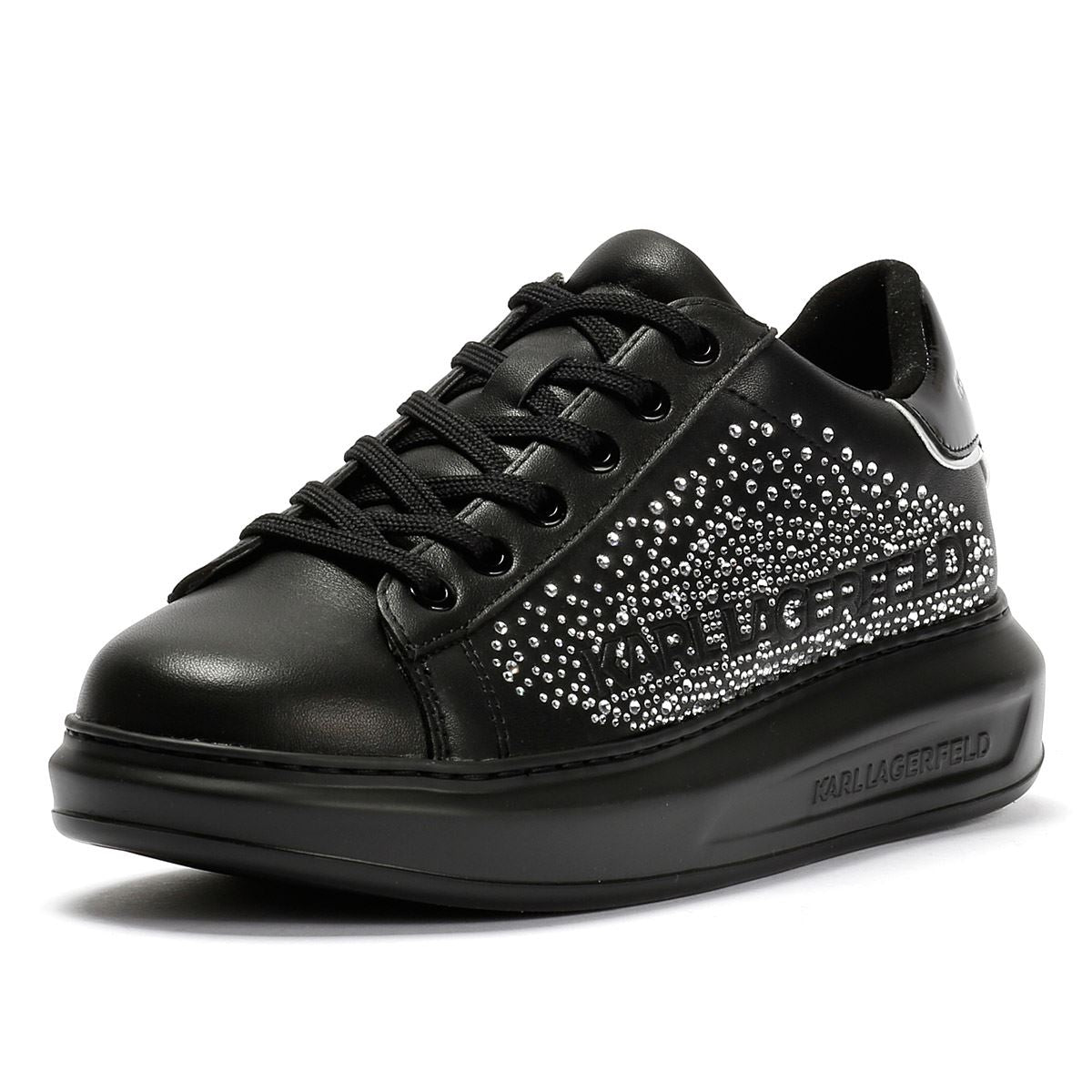 Karl Lagerfeld Kapri Konstellation Leather Women's Black/Silver Trainers