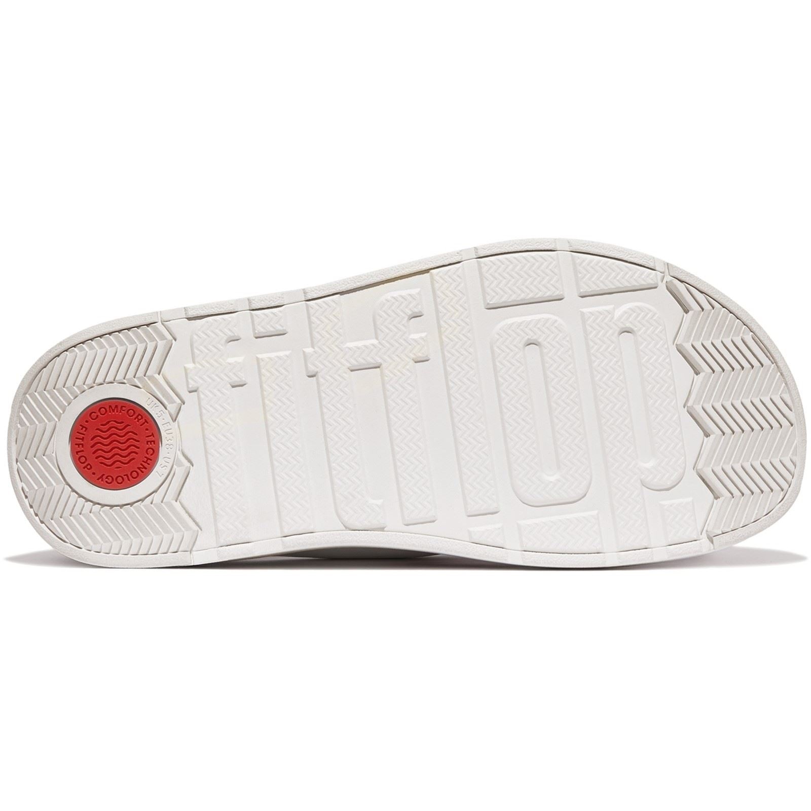 Fitflop Gen-FF Two-Bar Leather Women's Urban White Sandals
