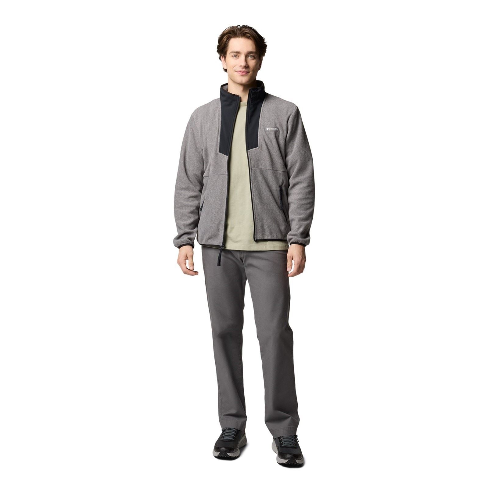 Columbia Sequoia Grove Full Zip Men's Grey Fleece Jacket
