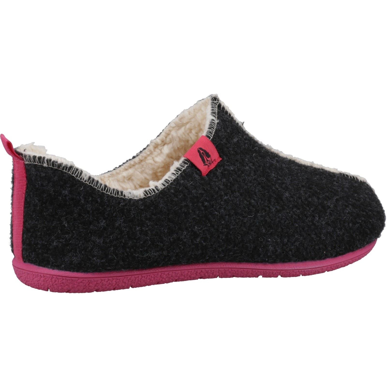 Hush Puppies Good Recycled RPET Synthetic Women's Charcoal Slippers