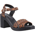Hush Puppies Georgia Leather Women's Leopard Sandals