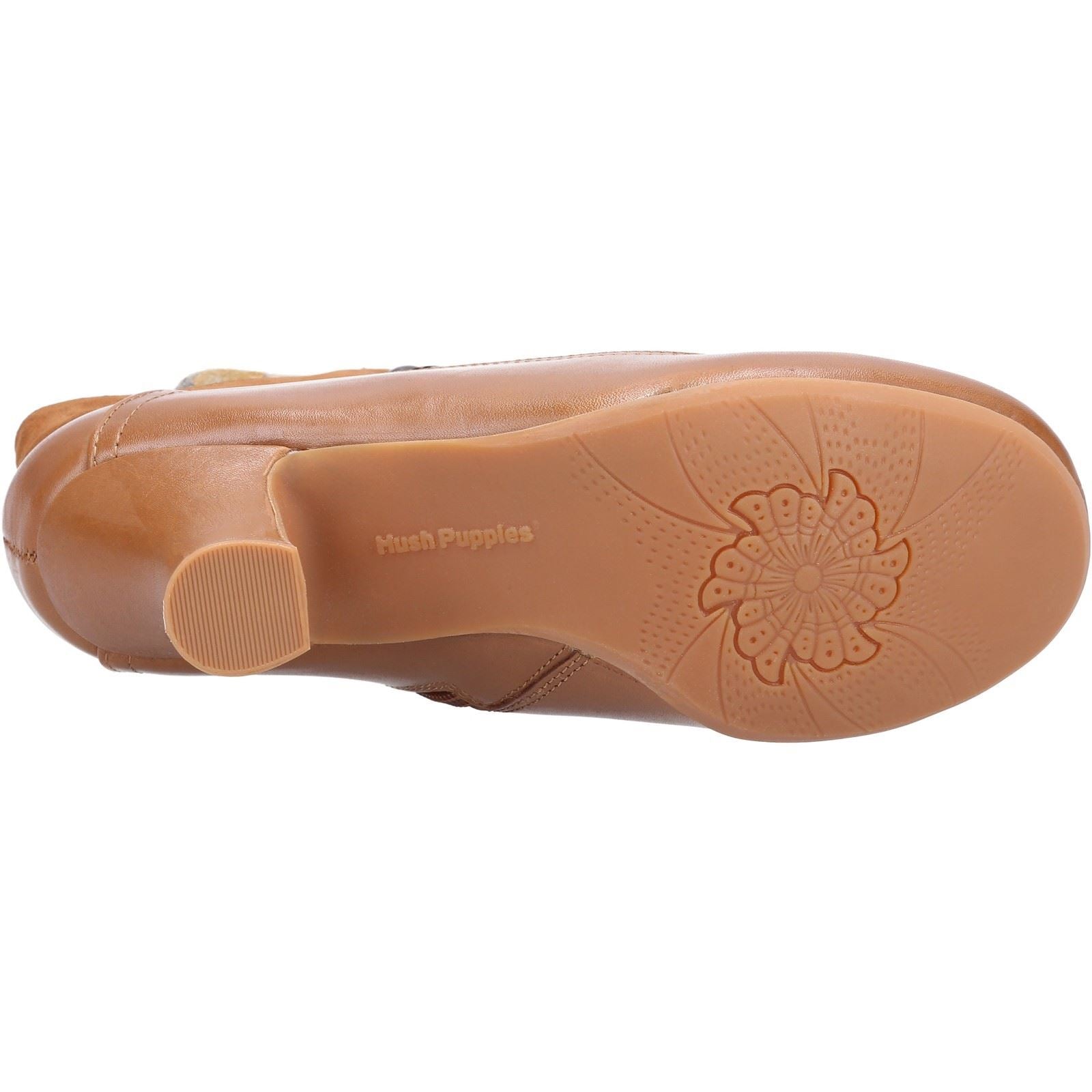 Hush Puppies Vivianna Leather Women's Tan Boots