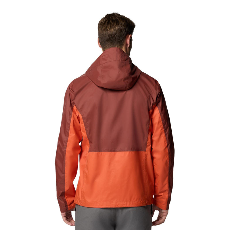 Columbia Pouring Adventure III Jacket Men's Red Rain Jacket