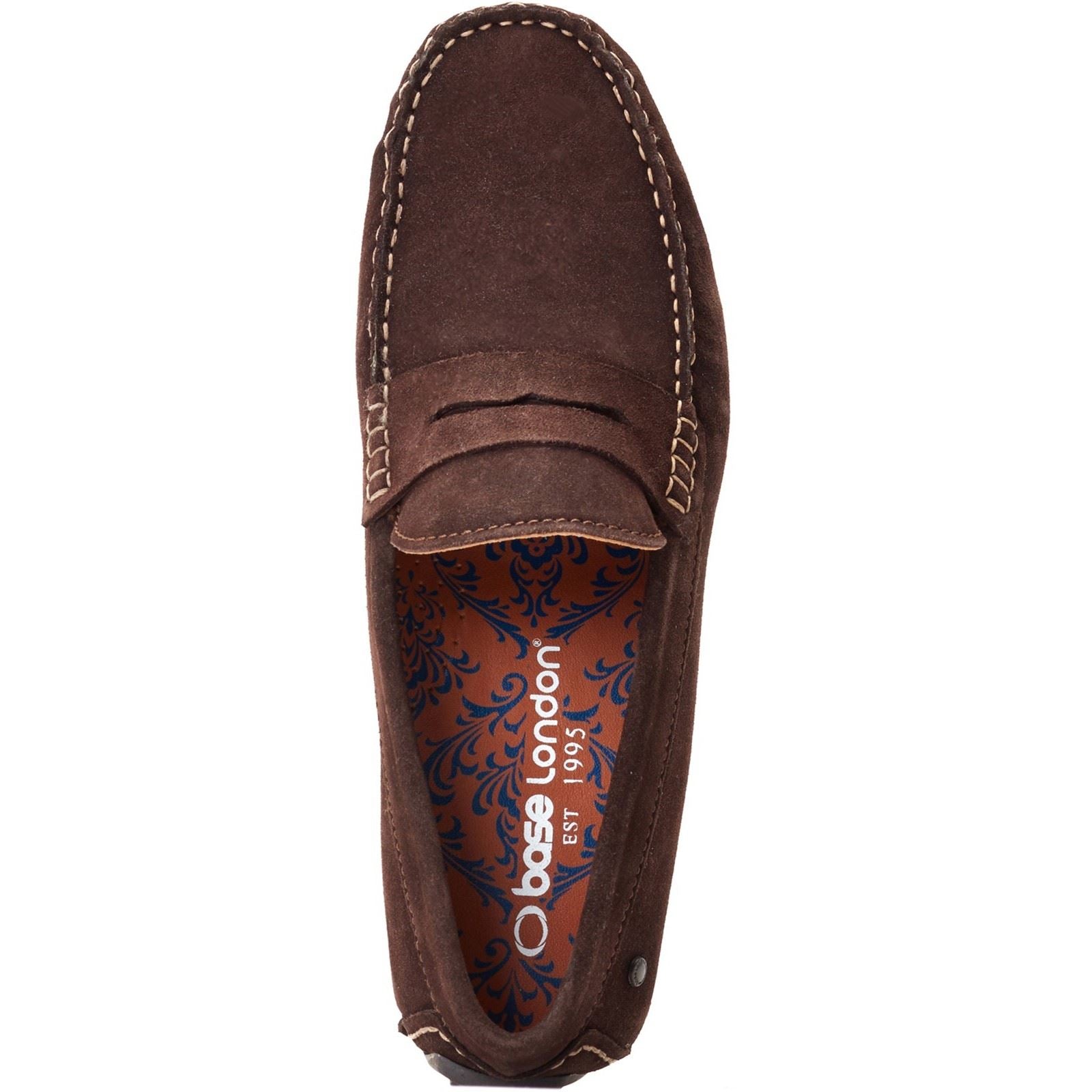 Base London Collins Leather Men's Dark Brown Loafers