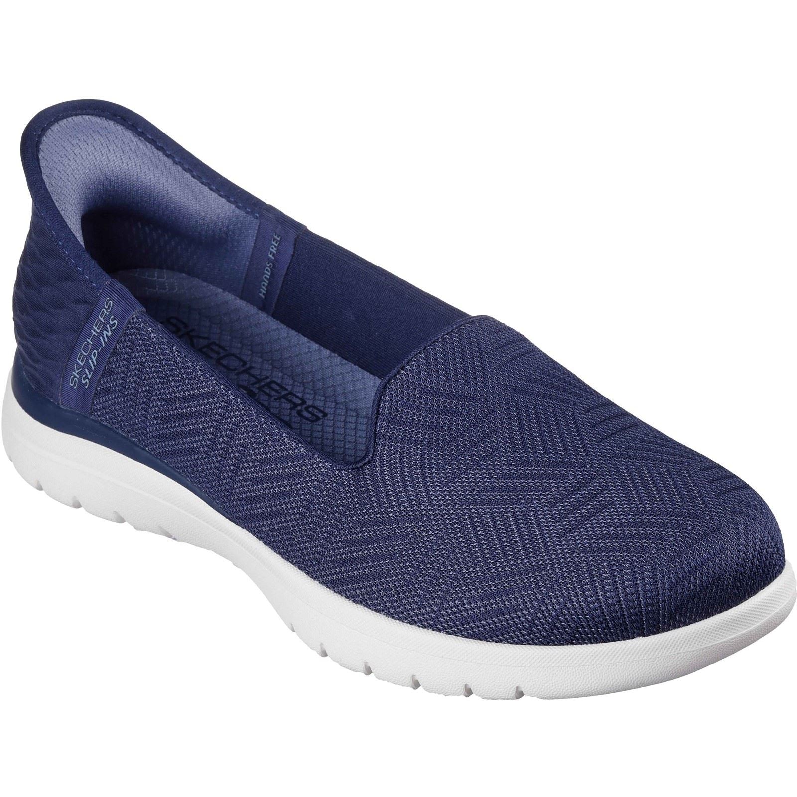 Skechers On-the-GO Flex - Clover Polyester Women's Navy Trainers