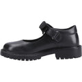 Hush Puppies Astrid Bow Leather Girls's Black Shoes