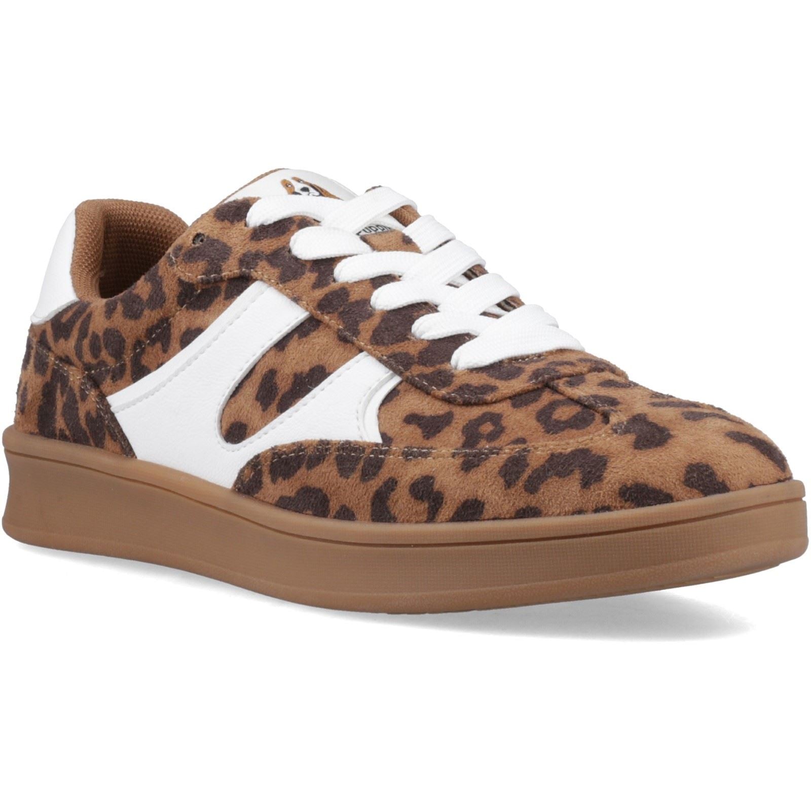Hush Puppies Maura Textile Women's Leopard Trainers