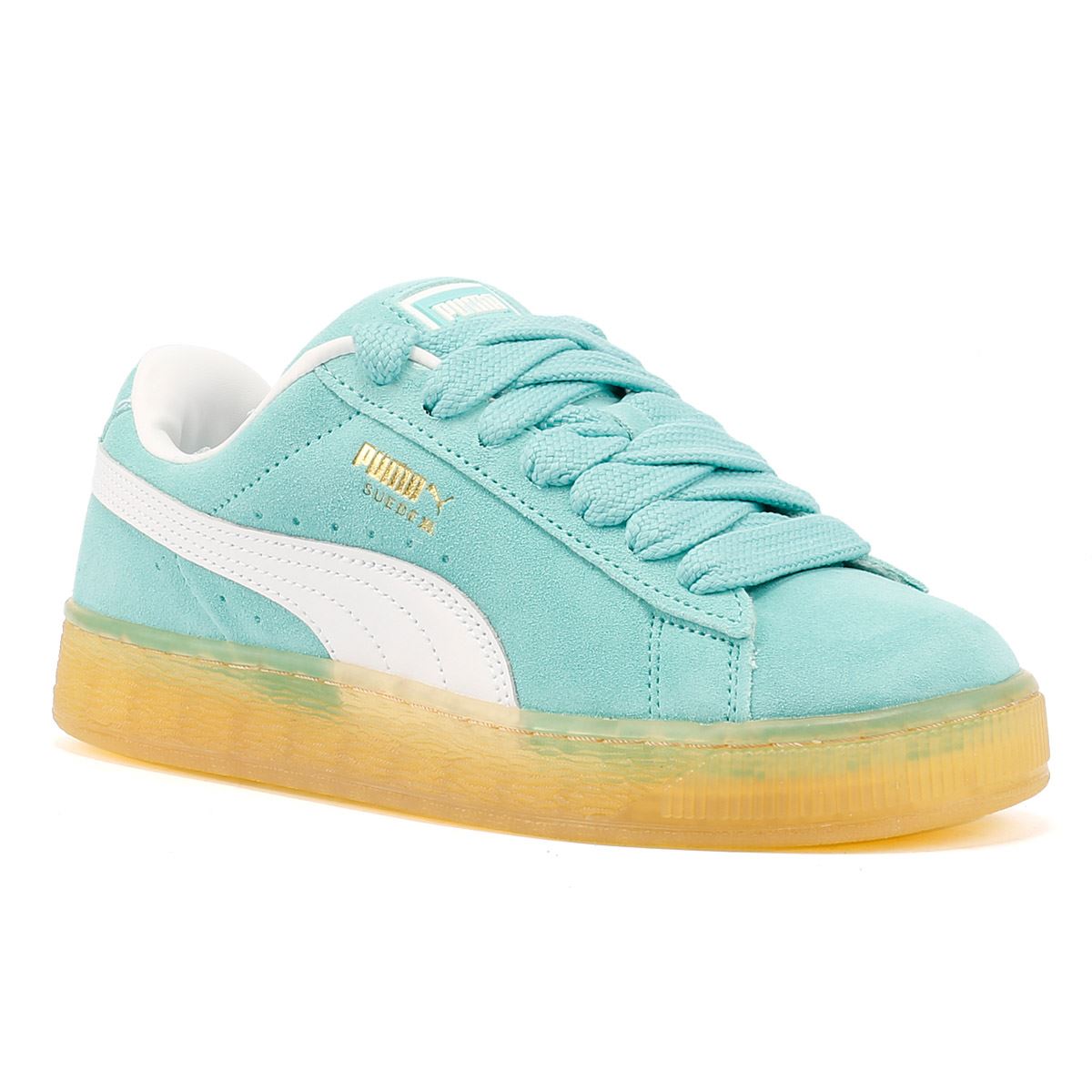Puma Suede XL Suede Aquatic/White Trainers