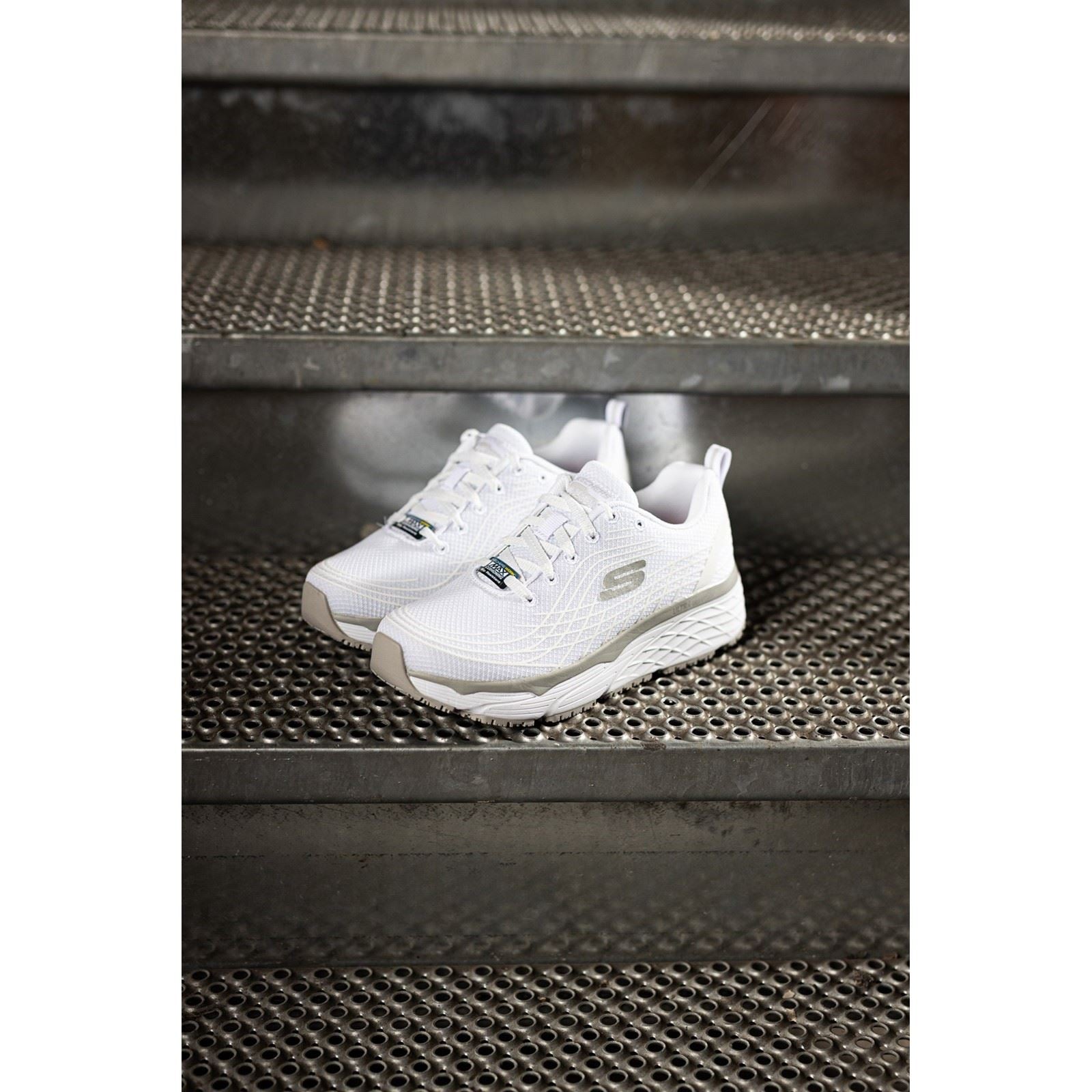 Skechers Workwear Max Cushioning Elite Sr Textile Women's White Safety Trainers